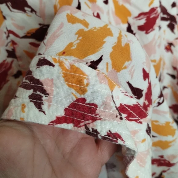 Wayward Fancies eShakti Cap Sleeve V-Neck Midi Dress Size 1X - Picture 3 of 8